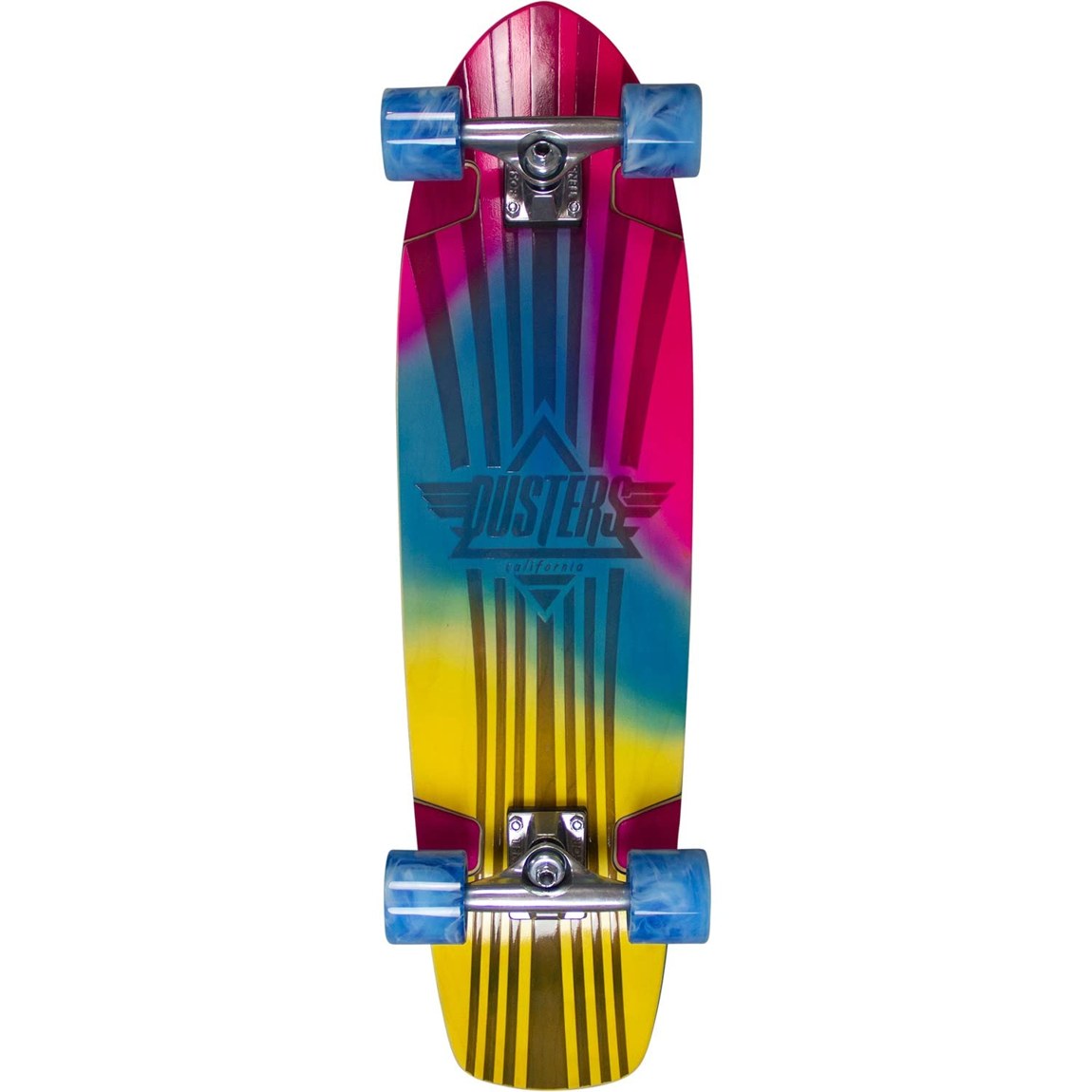 Dusters California Keen Retro Fades Blue/Pink スケートボード クルーザー コンプリート 8.75" x 31"|Basqueバスク