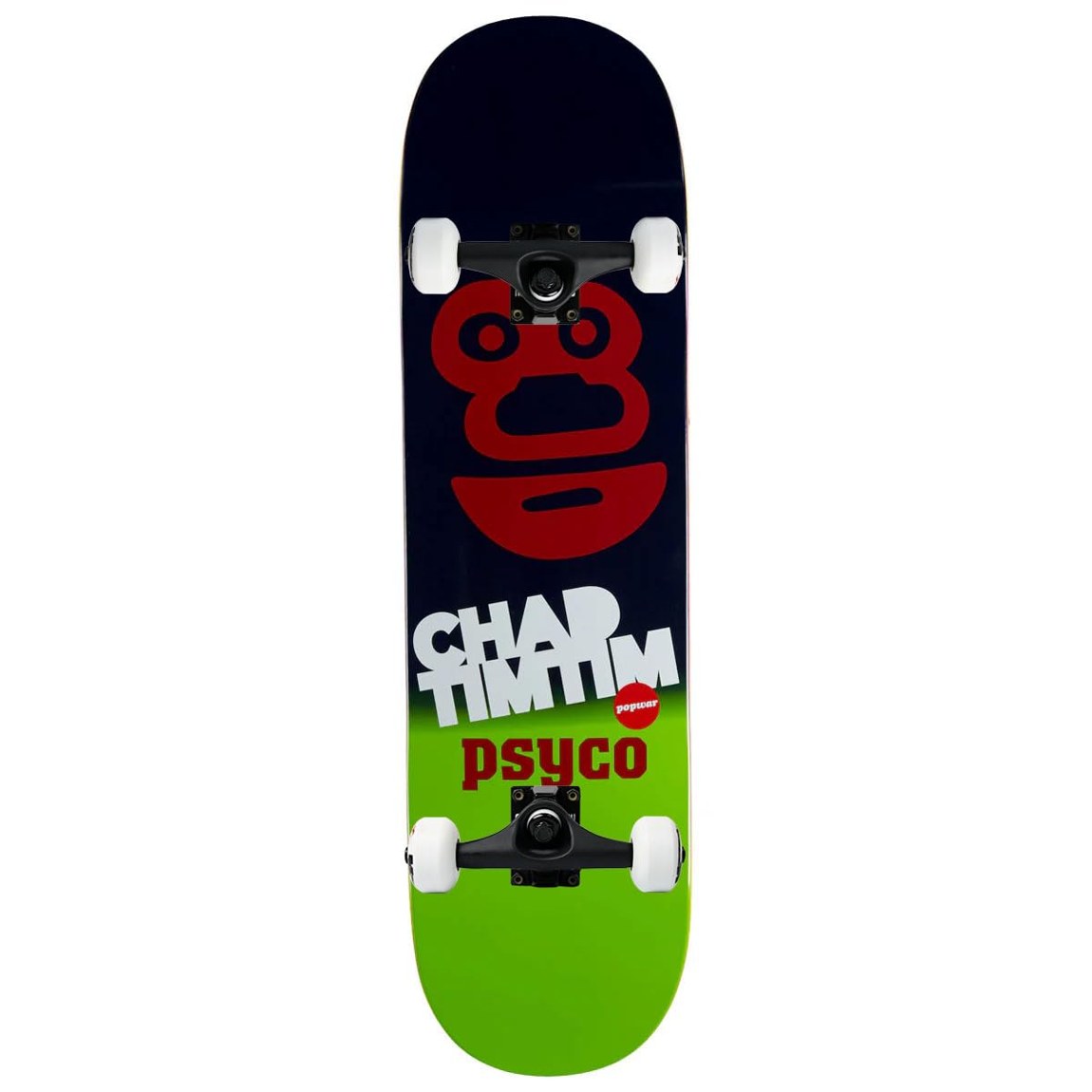 Popwar Heritage Chad Tim Tim Psycho コンプリート スケートボード 8.5" x 32"|Basqueバスク