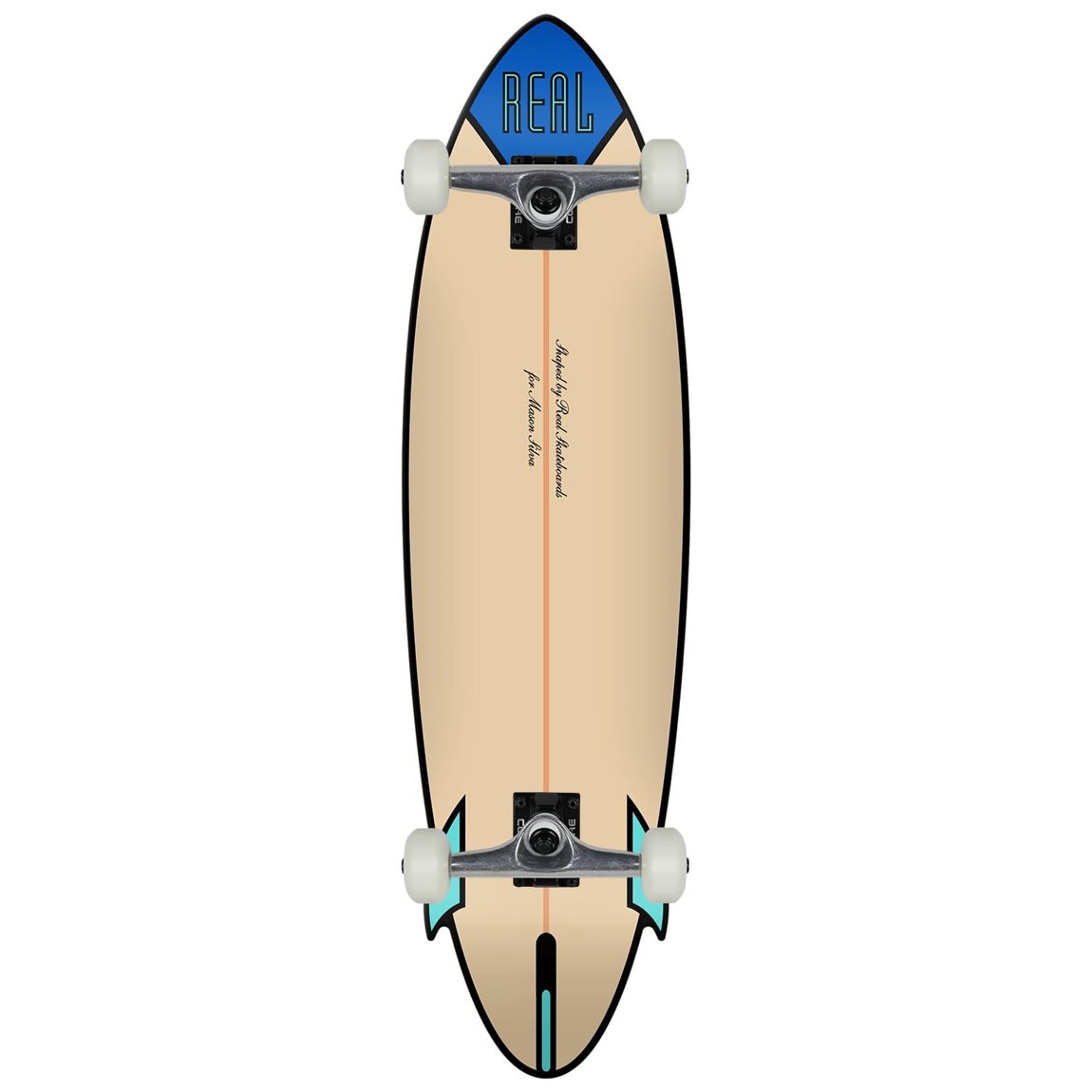 Real Skateboard Mason Speed Egg CNC Cruiser 9.25" X 34" コンプリート スケートボード クルーザー|Basqueバスク