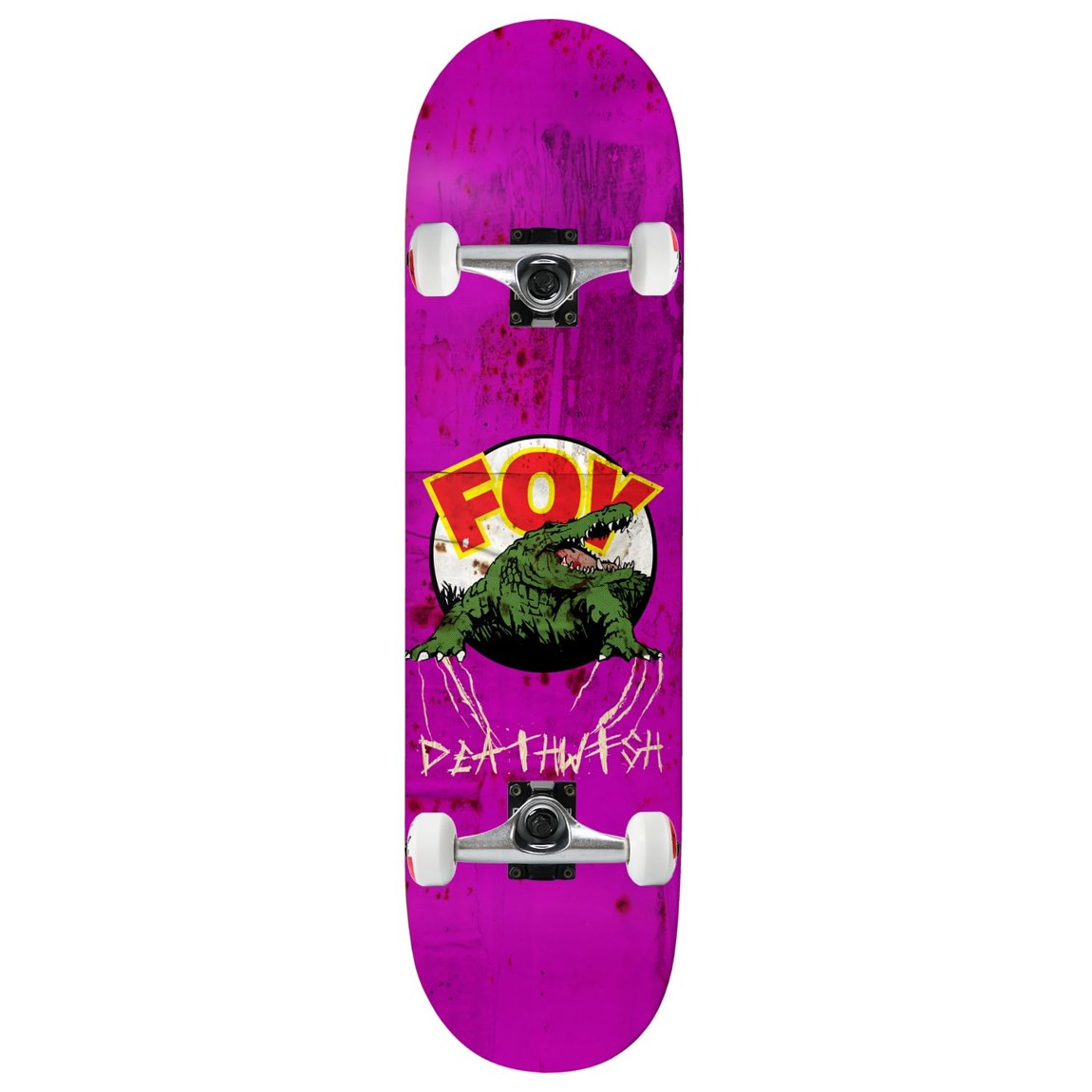 Deathwish Jamie Foy Spring Break Purple コンプリート スケートボード 8.125インチ 8.125" x 31.5"|Basqueバスク