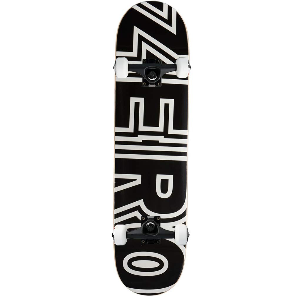 Zero Skateboards Bold Black スケートボード コンプリート 8.125 x 31.7 インチ 7層メープル|Basqueバスク