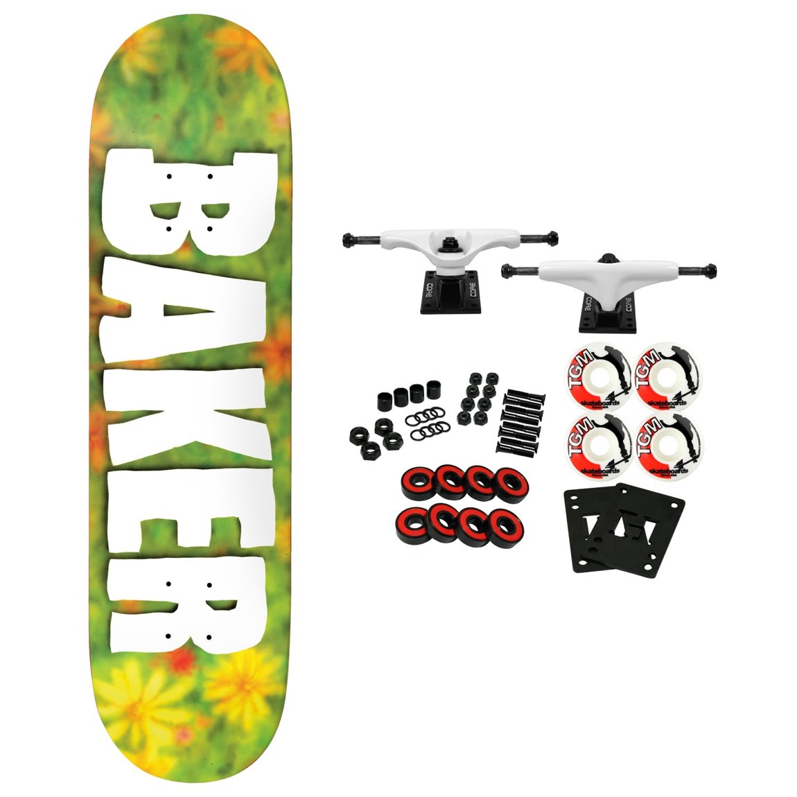 Baker Jacopo Carozz Field of Depth スケートボード コンプリート 8.5" x 32"｜Basqueバスク