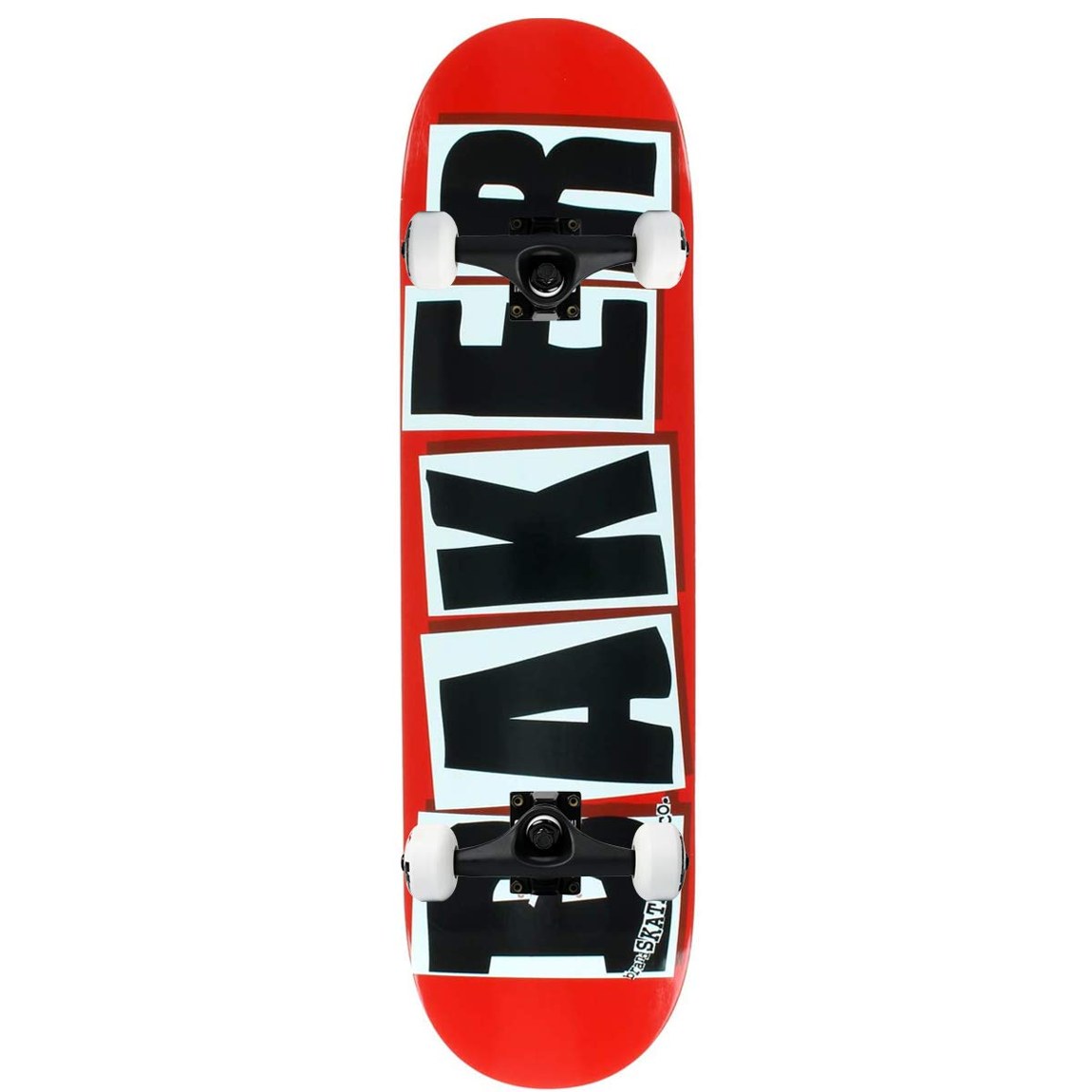 Baker Brand Logo Red/Black スケートボード コンプリート 8.38インチ 組み立て済み|Basqueバスク