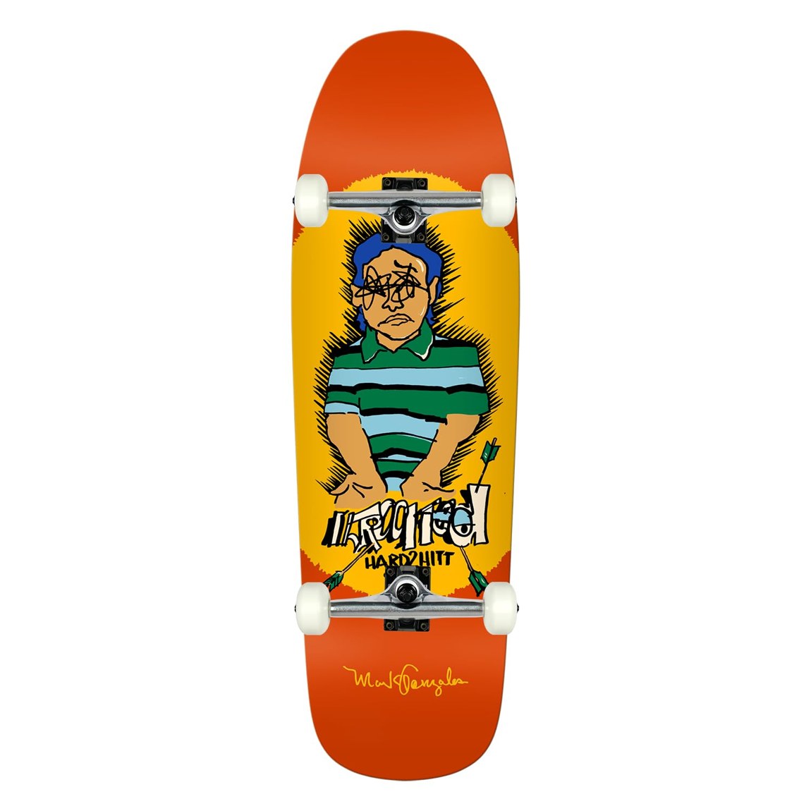 Krooked Gonz Hard2Hitt スケートボード コンプリート 9.81インチ｜Basqueバスク
