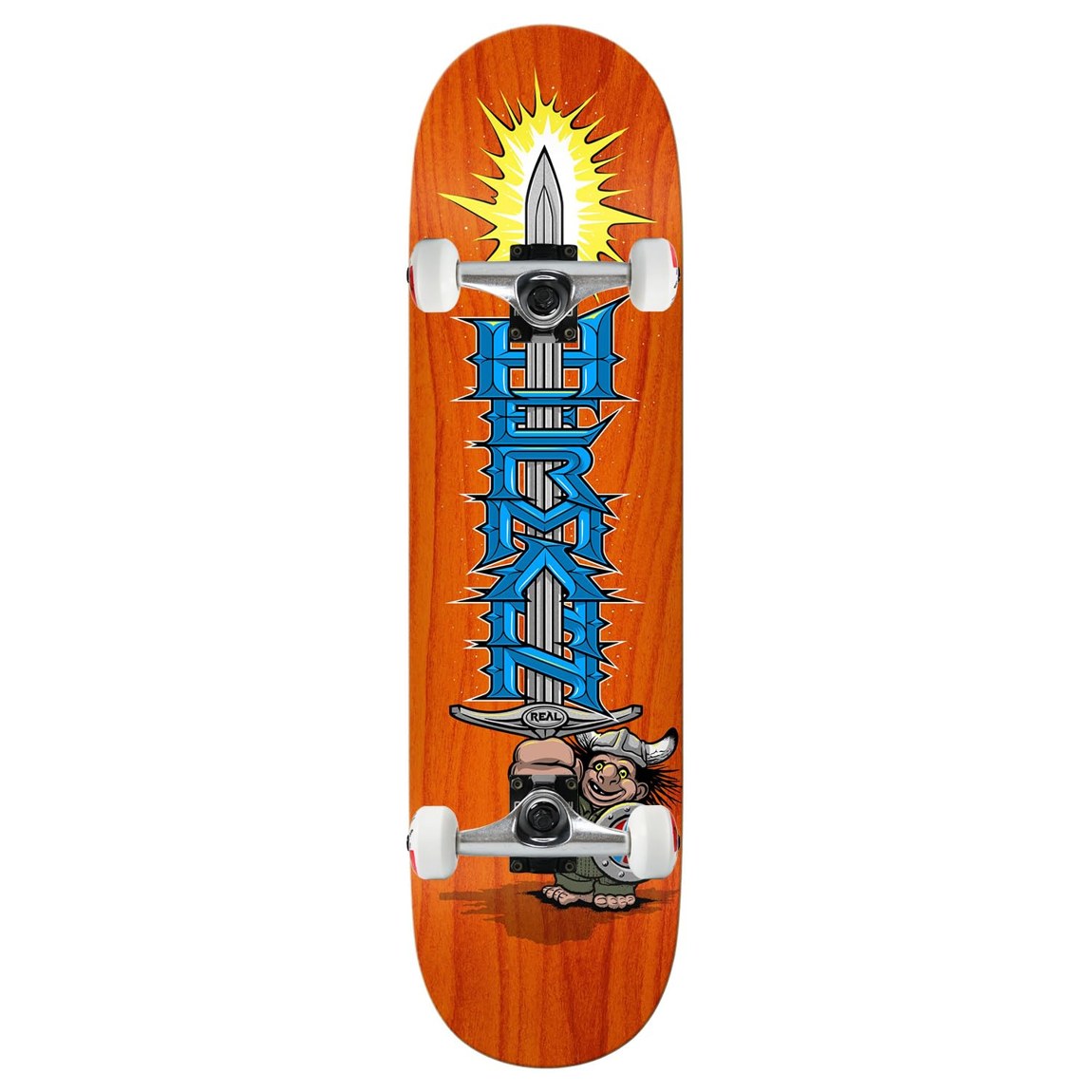 REAL Skateboard Hermann Mighty True Fit コンプリート スケートボード 8.5インチ|Basqueバスク