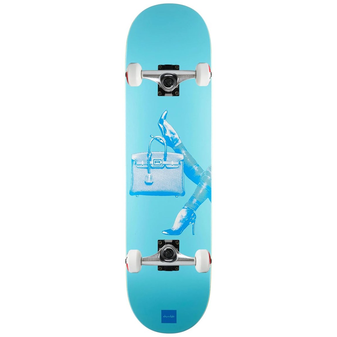 Chocolate Aikens Purse Blue スケートボード コンプリート 8.25インチ 8.25" x 31.875"|Basqueバスク
