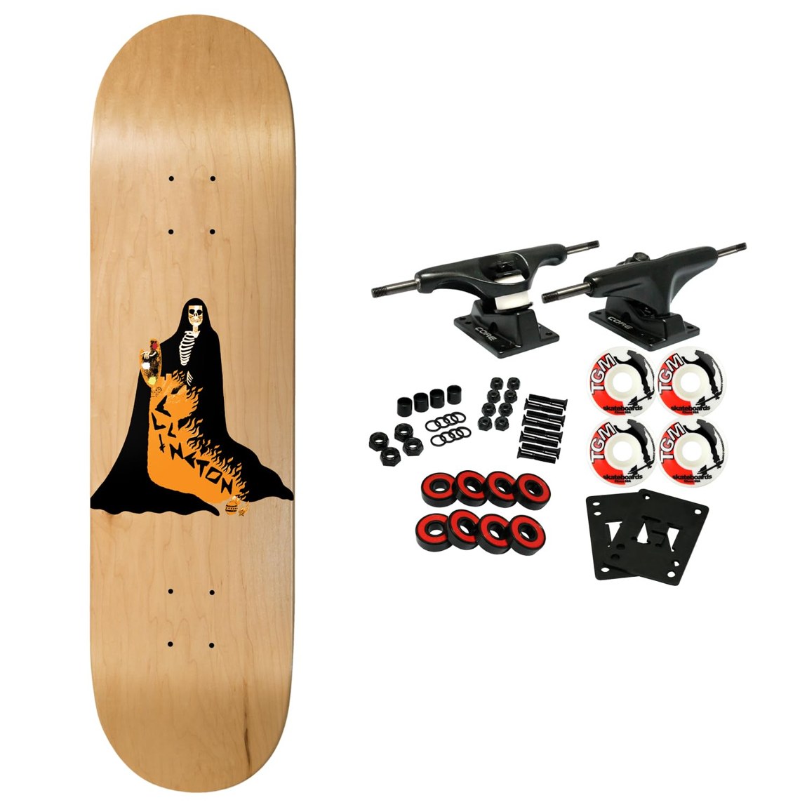 Deathwish Erik Ellington Artist スケートボード コンプリート 8.38インチ x 32インチ|Basqueバスク