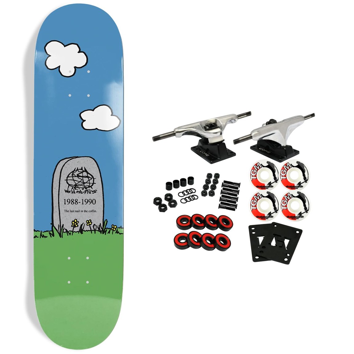 World Industries Skateboarding is Dead スケートボード コンプリート 8.5インチ 8.5" x 32.2" 組立セット｜Basqueバスク 27,235円