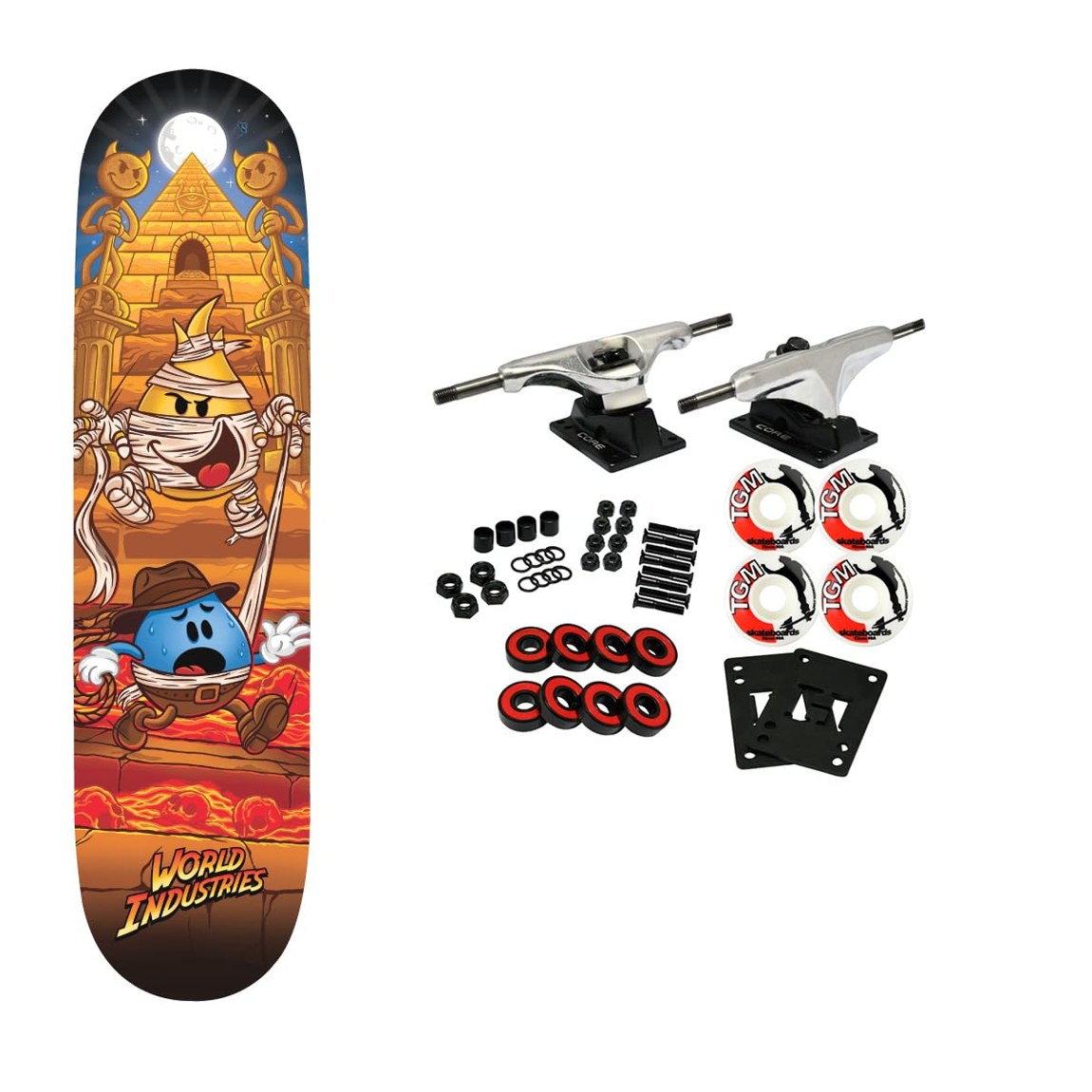 World Industries Temple スケートボード コンプリート 8.75" x 32.63"｜Basqueバスク