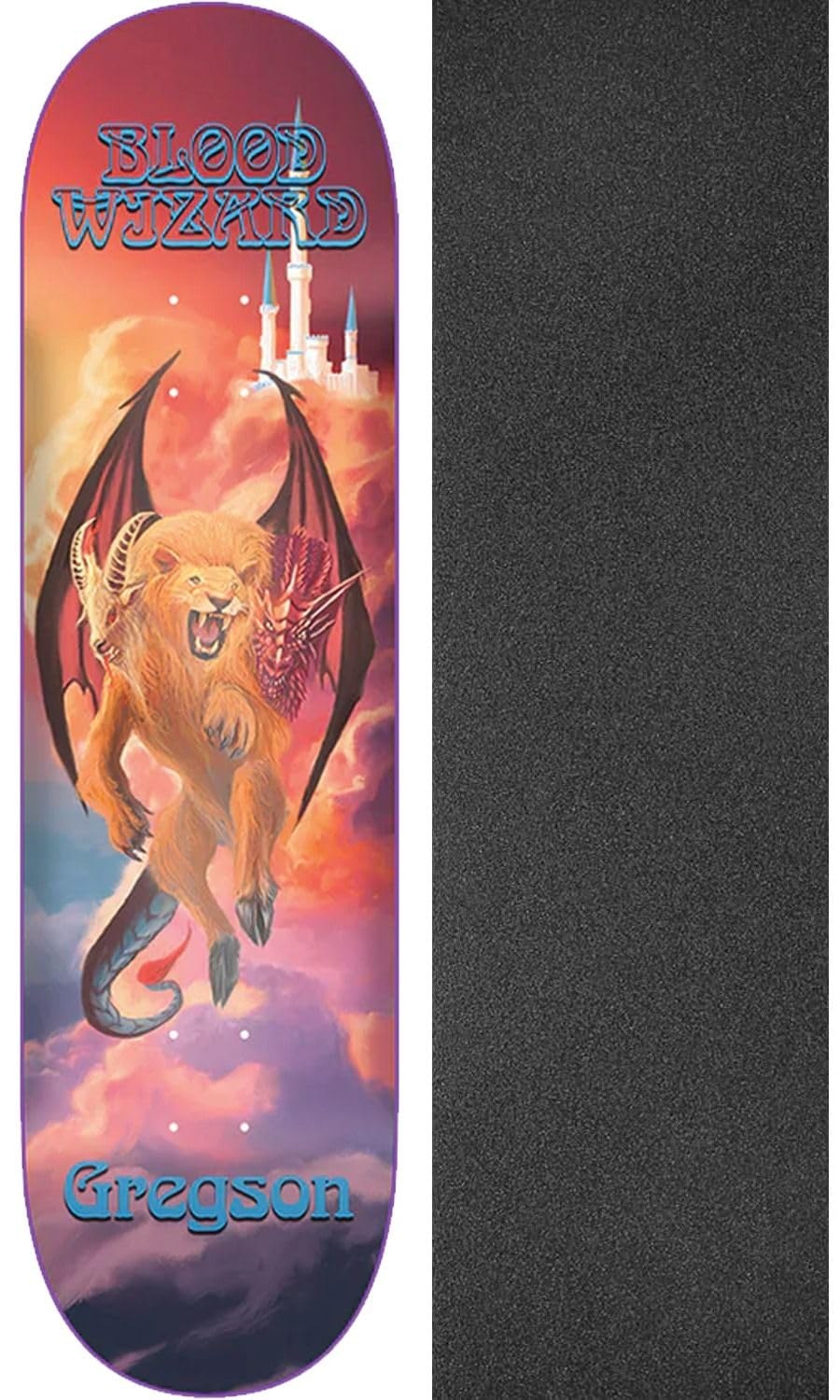 Blood Wizard Skateboards Chris Gregson Majestic スケートボード デッキ 8.6インチ 31.5インチ Jessupグリップテープ セット｜Basqueバスク 21,750円