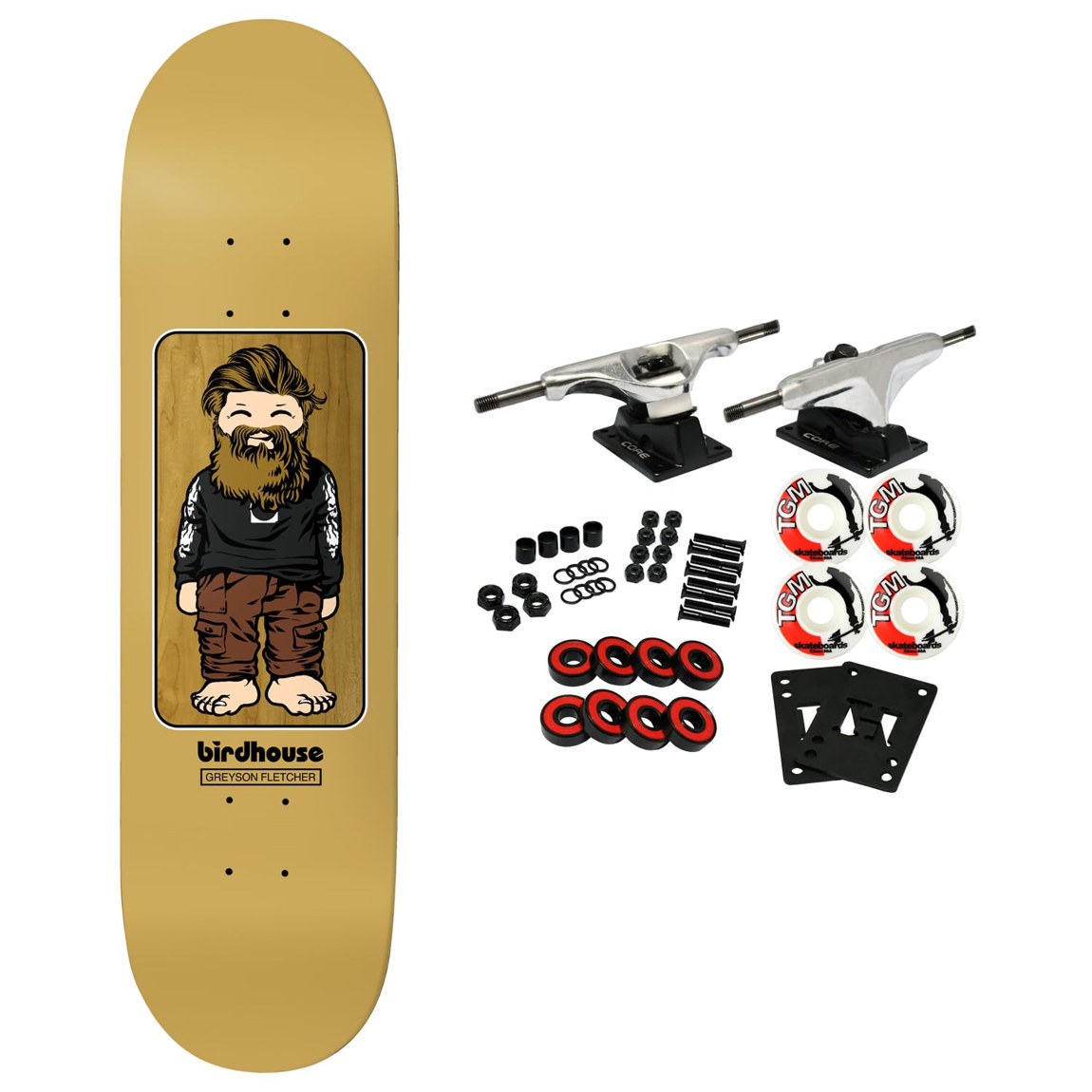 Birdhouse Greyson Fletcher Toy Box スケートボード コンプリート 8.25" x 31.5"|Basqueバスク