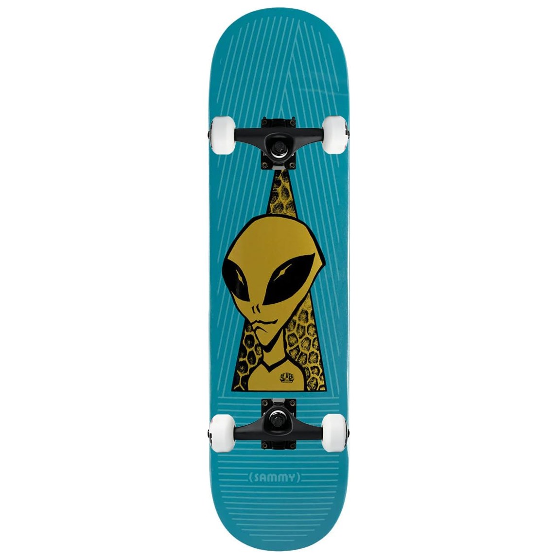 Alien Workshop Sammy Montano Visitor Gold コンプリート スケートボード 8.0インチ|Basqueバスク