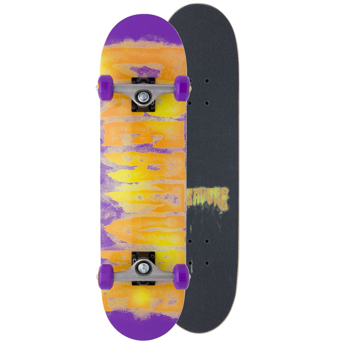 Creature Erosion Mini コンプリート スケートボード 7.75インチ x 30.00インチ|Basqueバスク