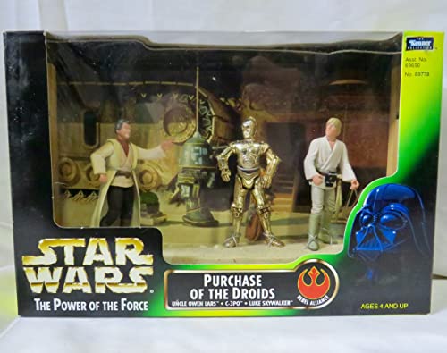 スター・ウォーズ 3体セット Purchase of the Droids ルーク・スカイウォーカー C-3PO アンクル・オーウェン フィギュア ビニール コレクション
