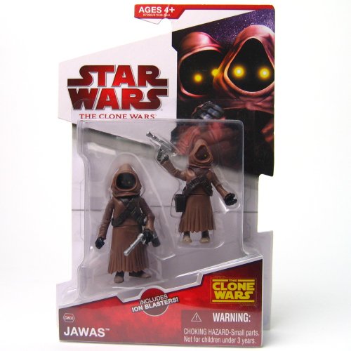 スター・ウォーズ クローン・ウォーズ ジャワ 2体セット フィギュア STAR WARS ジャワ族 砂漠の民 ビニールフィギュア コレクション
