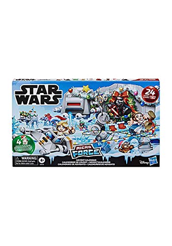 スター・ウォーズ マイクロフォース アドベントカレンダー クリスマス ホリデー ミニフィギュア 24体入り ステッカー付 スターウォーズ フィギュア コレクション