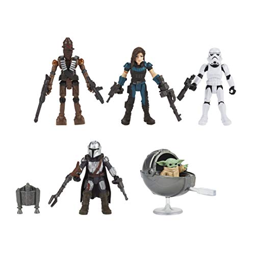 スター・ウォーズ マンダロリアン ディフェンド・ザ・チャイルド 5体セット フィギュア ザ・チャイルド ベビーヨーダ キャラ・デューン IG-11 ストームトルーパー ビニールフィギュア