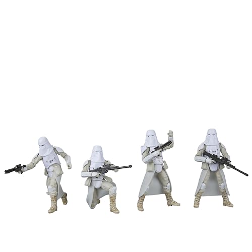 スター・ウォーズ エピソード5/帝国の逆襲 スノートルーパー 4体セット フィギュア 映画 キャラクター ビニール コレクション|Basqueバスク
