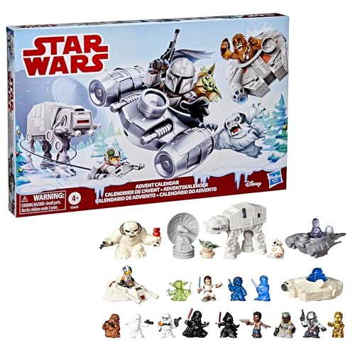 スター・ウォーズ アドベントカレンダー 24個入り フィギュア ミニチュア キャラクター 乗り物 クリスマス カウントダウン おもちゃ プレゼント Star Wars