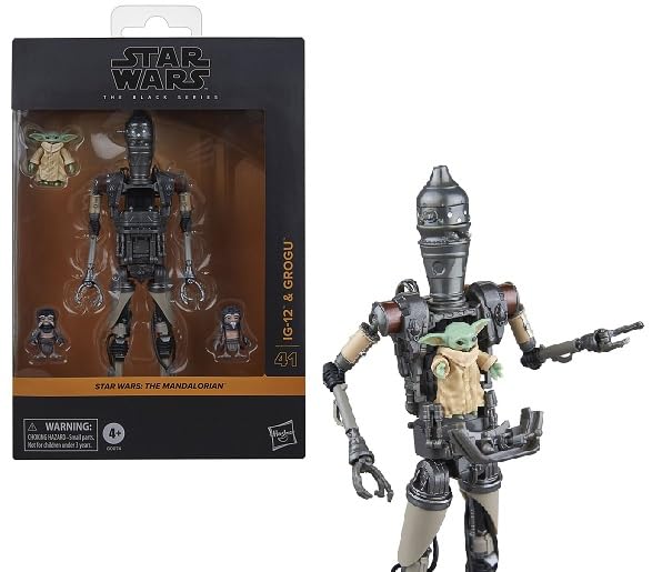 スター・ウォーズ IG-12 ＆ グローグー デラックス版 フィギュア ビニールフィギュア コレクション グッズ