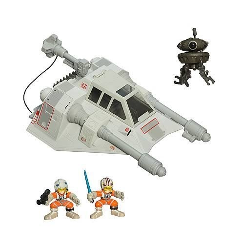 スターウォーズ ギャラクティック・ヒーローズ ルーク・スカイウォーカー ダック・ラルター スノースピーダー ビークル アクションフィギュア 2体セット｜Basqueバスク