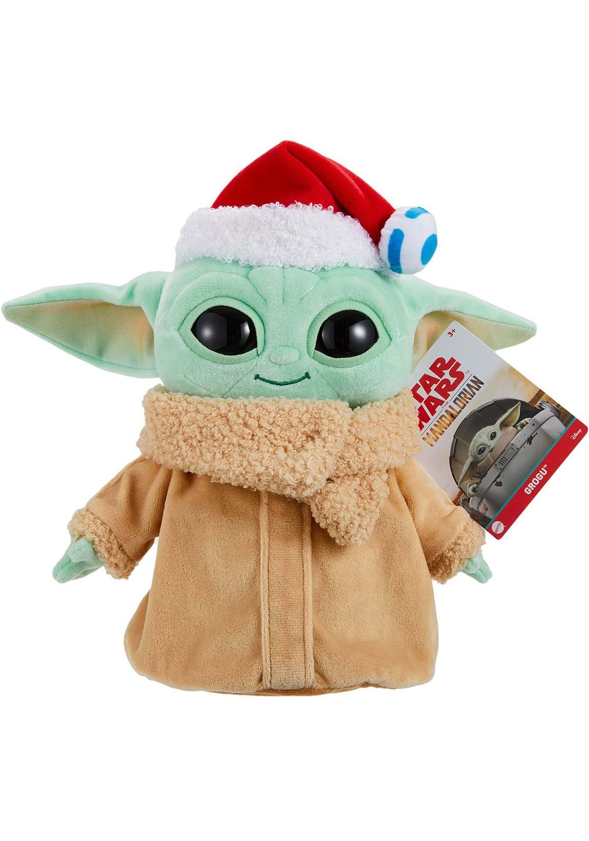 スターウォーズ マンダロリアン グローグー ぬいぐるみ ホリデー版 サンタ帽子 20cm｜Basqueバスク