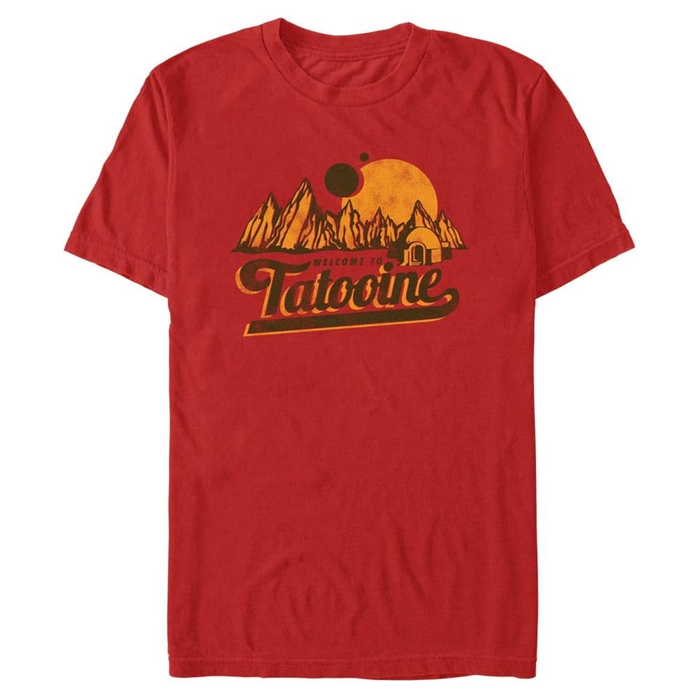 スターウォーズ タトゥイーン Tatooine ウェルカム・トゥ・タトゥイーン ポストカードデザイン Tシャツ 半袖 メンズ｜Basqueバスク