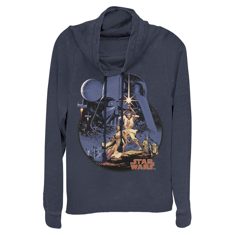 スター・ウォーズ Star Wars ステラ ヴィンテージ Stellar Vintage レディース カウルネック ニット ロングTシャツ 長袖 ユニセックス｜Basqueバスク
