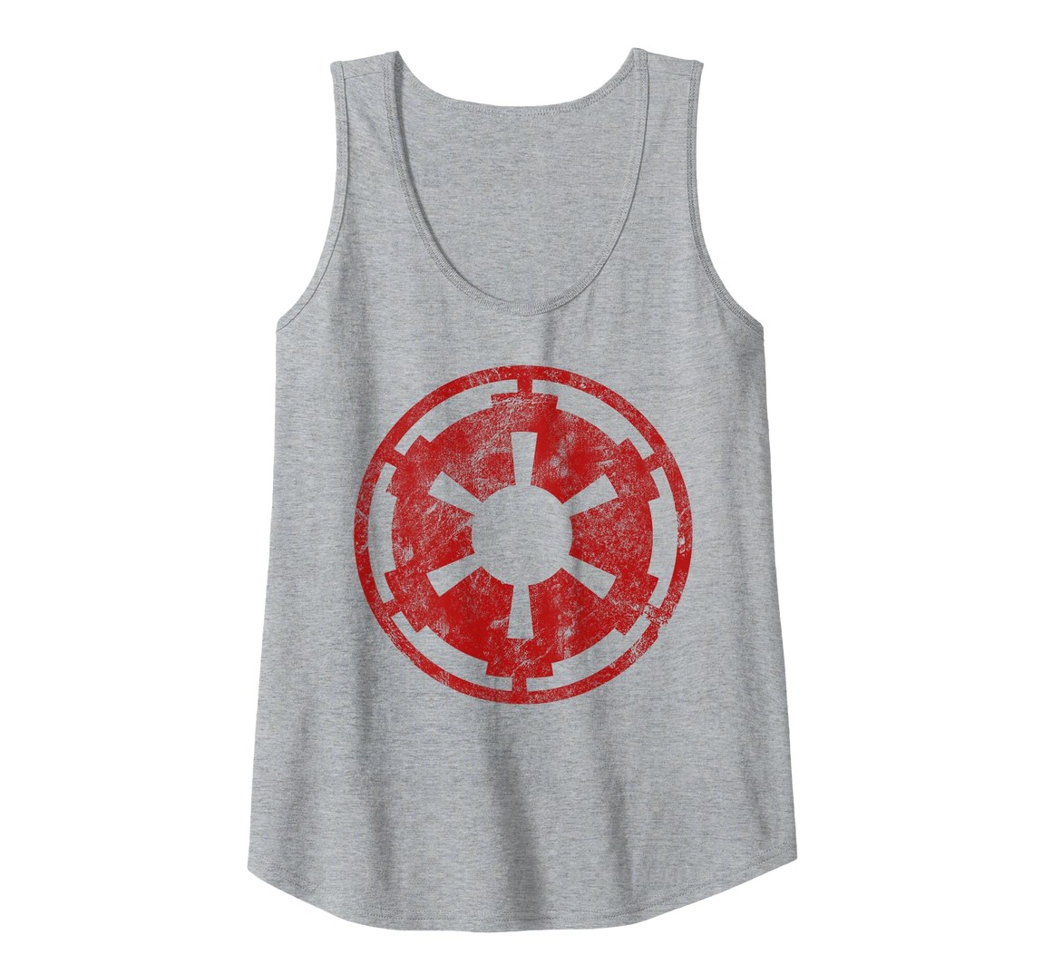スターウォーズ Star Wars 帝国軍 エンブレム ロゴ デザイン タンクトップ ノースリーブ レディース｜Basqueバスク