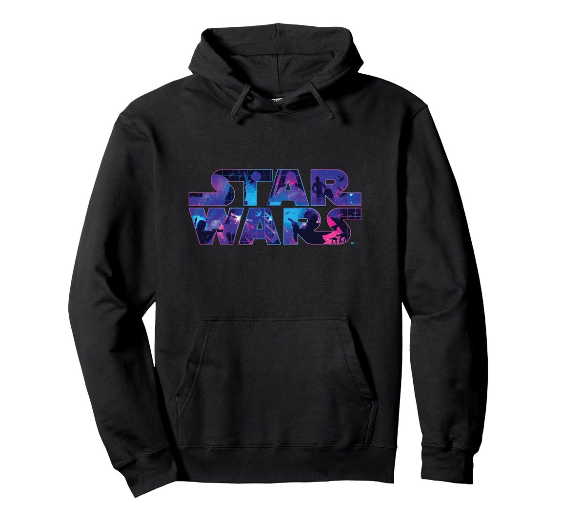 スターウォーズ Star Wars 90年代 レトロ ロゴ ギャラクシー ダース・ベイダー プリンセス・レイア ボバ・フェット パーカー 長袖 ユニセックス｜Basqueバスク