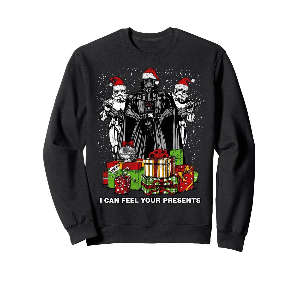 スターウォーズ ダース・ベイダー ストームトルーパー クリスマス プレゼント デザイン スウェット 長袖 Star Wars Darth Vader Stormtroopers ユニセックス｜Basqueバスク
