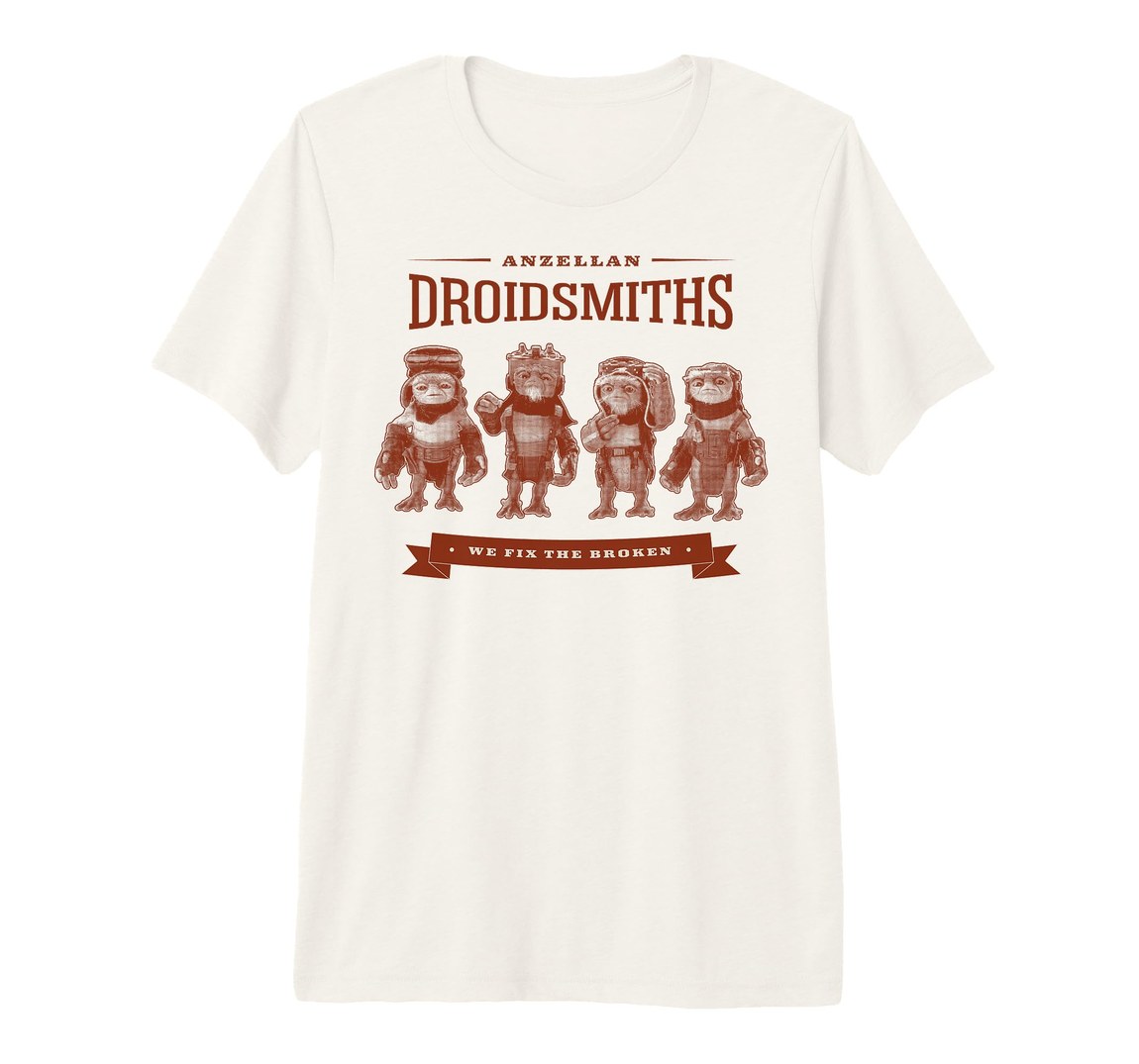 スターウォーズ マンダロリアン The Mandalorian グローグー Grogu アンゼラン ドロイド修理工 デザイン Tシャツ 半袖｜Basqueバスク