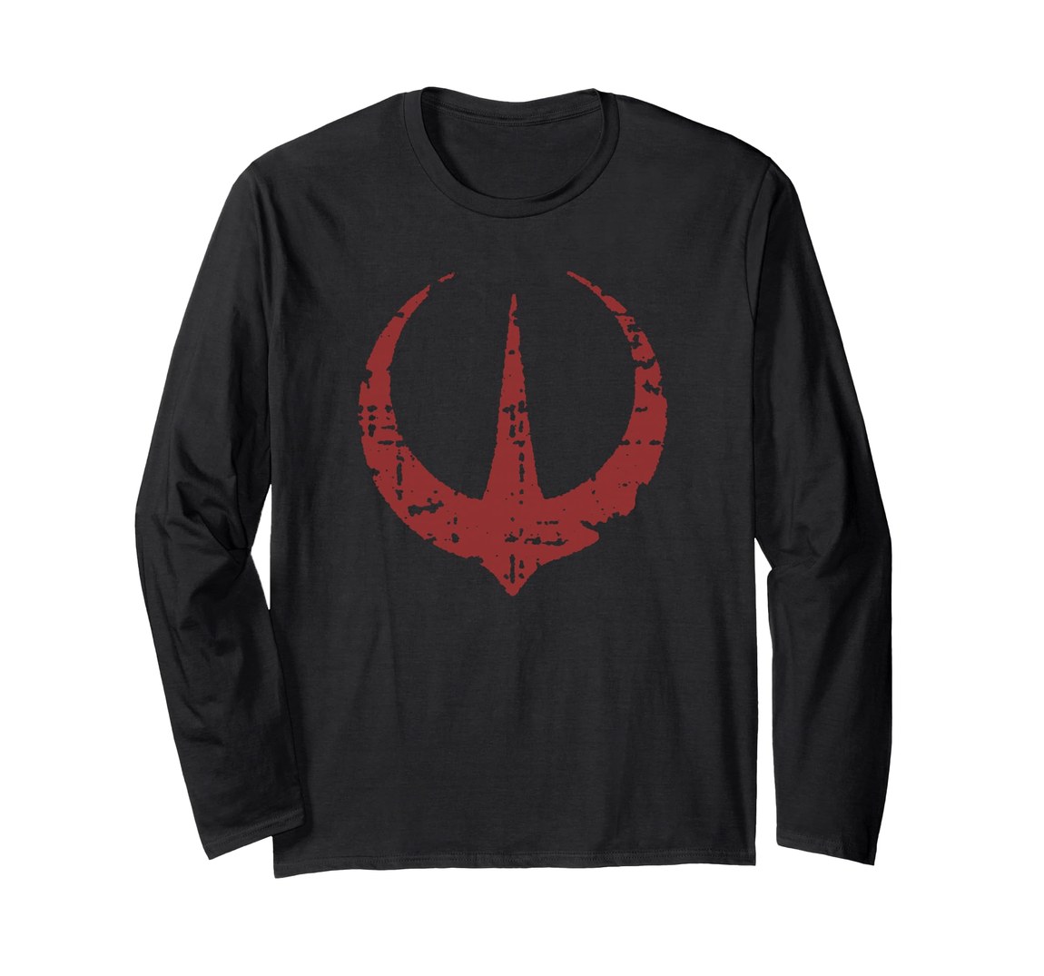 スターウォーズ キャシアン・アンドー Andor 反乱同盟軍 アイコンロゴ プリント ロングTシャツ 長袖 ユニセックス｜Basqueバスク
