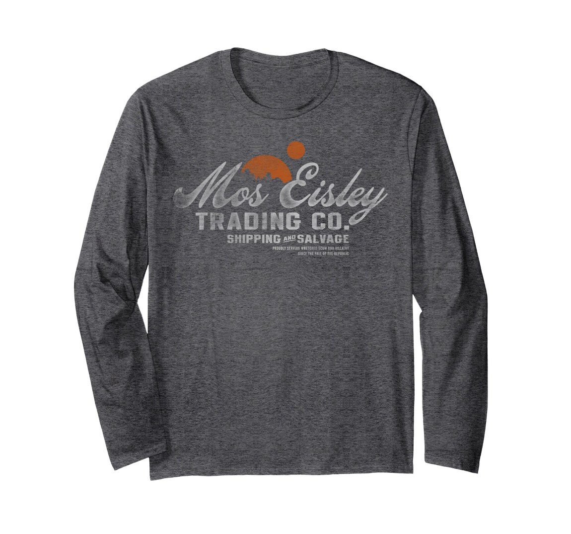 スターウォーズ モス・アイズリー Mos Eisley Trading Co グラフィックデザイン ロングTシャツ 長袖 ユニセックス|Basqueバスク
