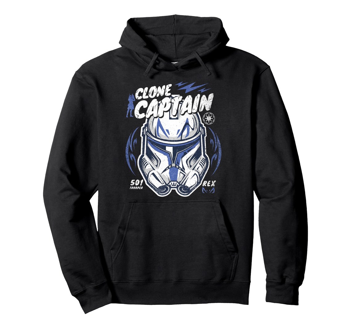スター・ウォーズ：クローン・ウォーズ キャプテン・レックス Captain Rex デザイン パーカー 長袖 ユニセックス｜Basqueバスク 10,725円