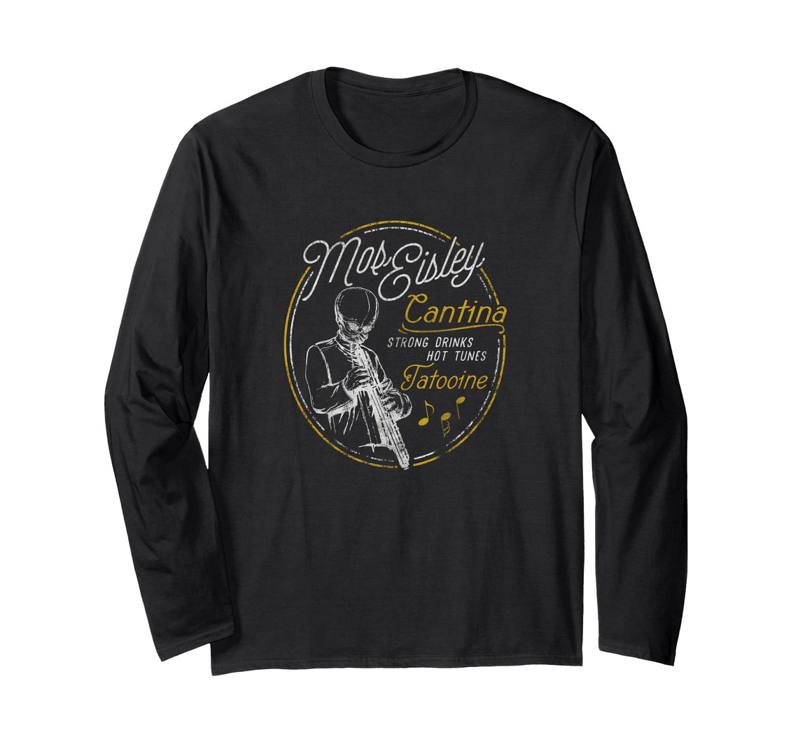 スターウォーズ モス・アイズリー・カンティーナ Mos Eisley Cantina ロゴ ロングTシャツ 長袖 ユニセックス|Basqueバスク