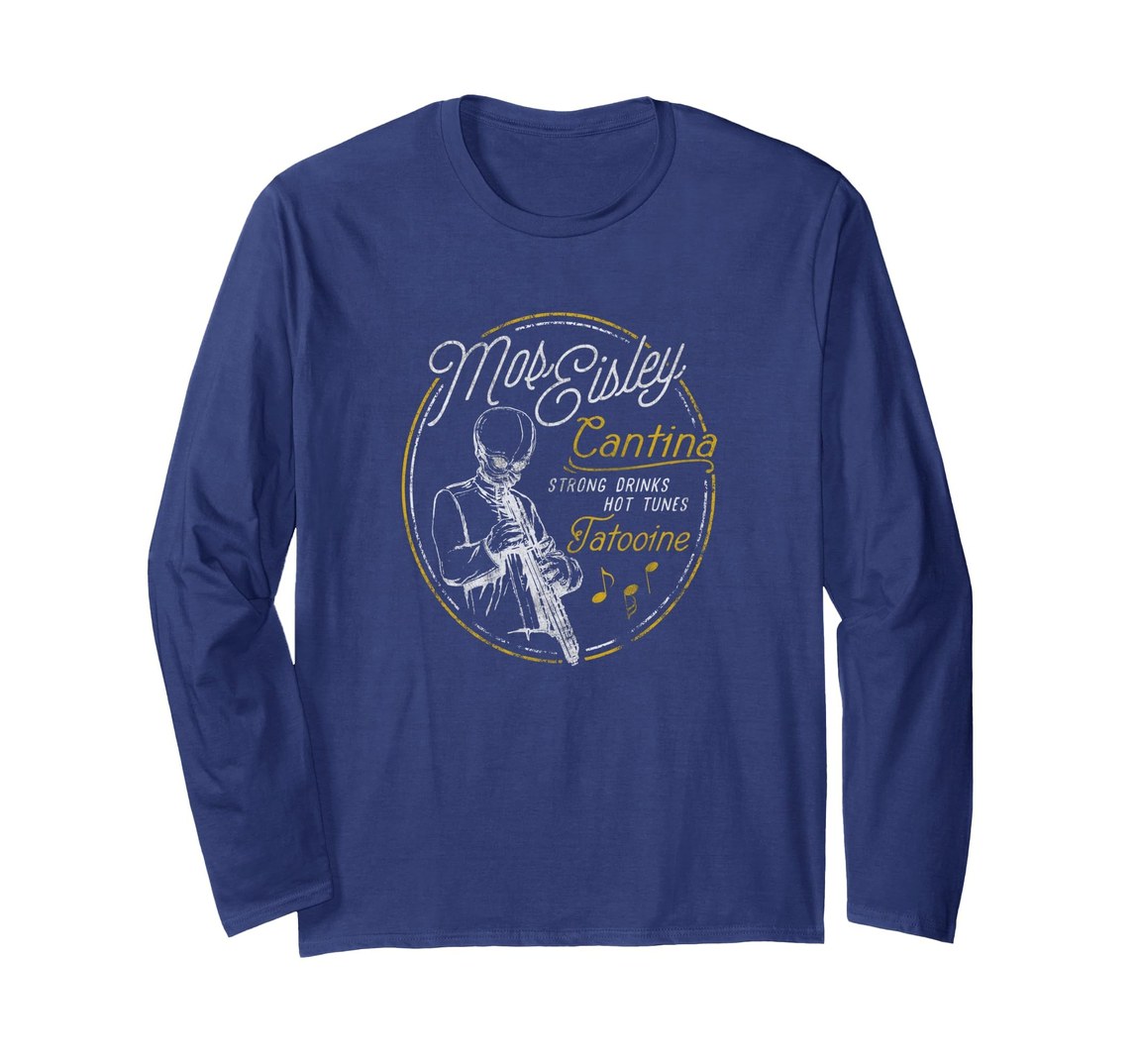 スターウォーズ モス・アイズリー・カンティーナ Mos Eisley Cantina ロゴ ロングTシャツ 長袖 ユニセックス|Basqueバスク