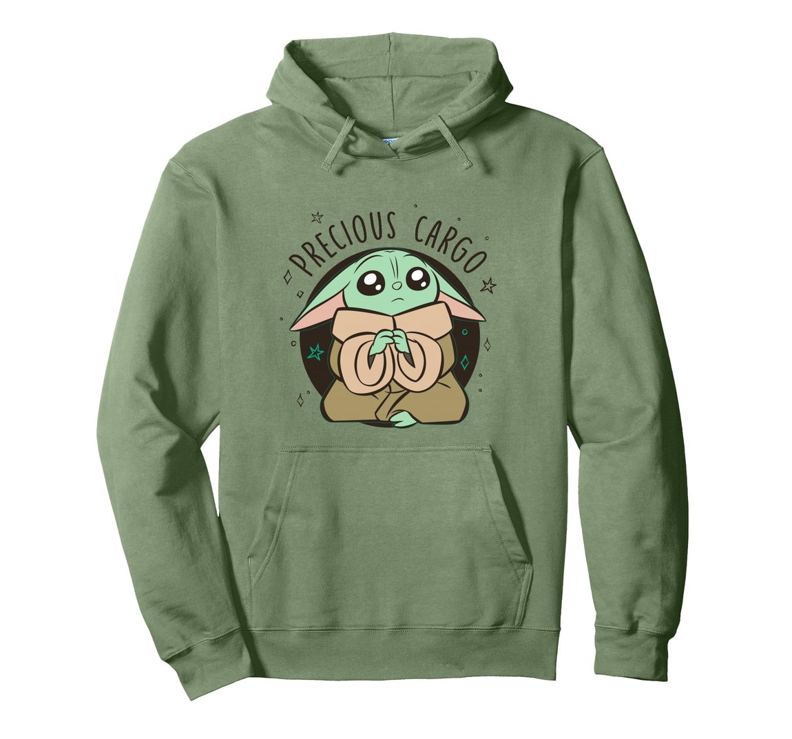 スターウォーズ マンダロリアン The Mandalorian グローグー Grogu Precious Cargo Cutie パーカー 長袖 ユニセックス｜Basqueバスク