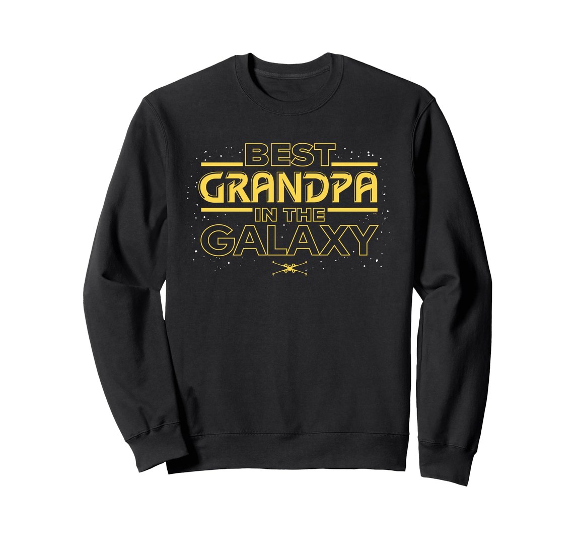 スターウォーズ Star Wars Best Grandpa in the Galaxy 銀河一のおじいちゃん メッセージ デザイン スウェット トレーナー 長袖 ユニセックス｜Basqueバスク 10,032円
