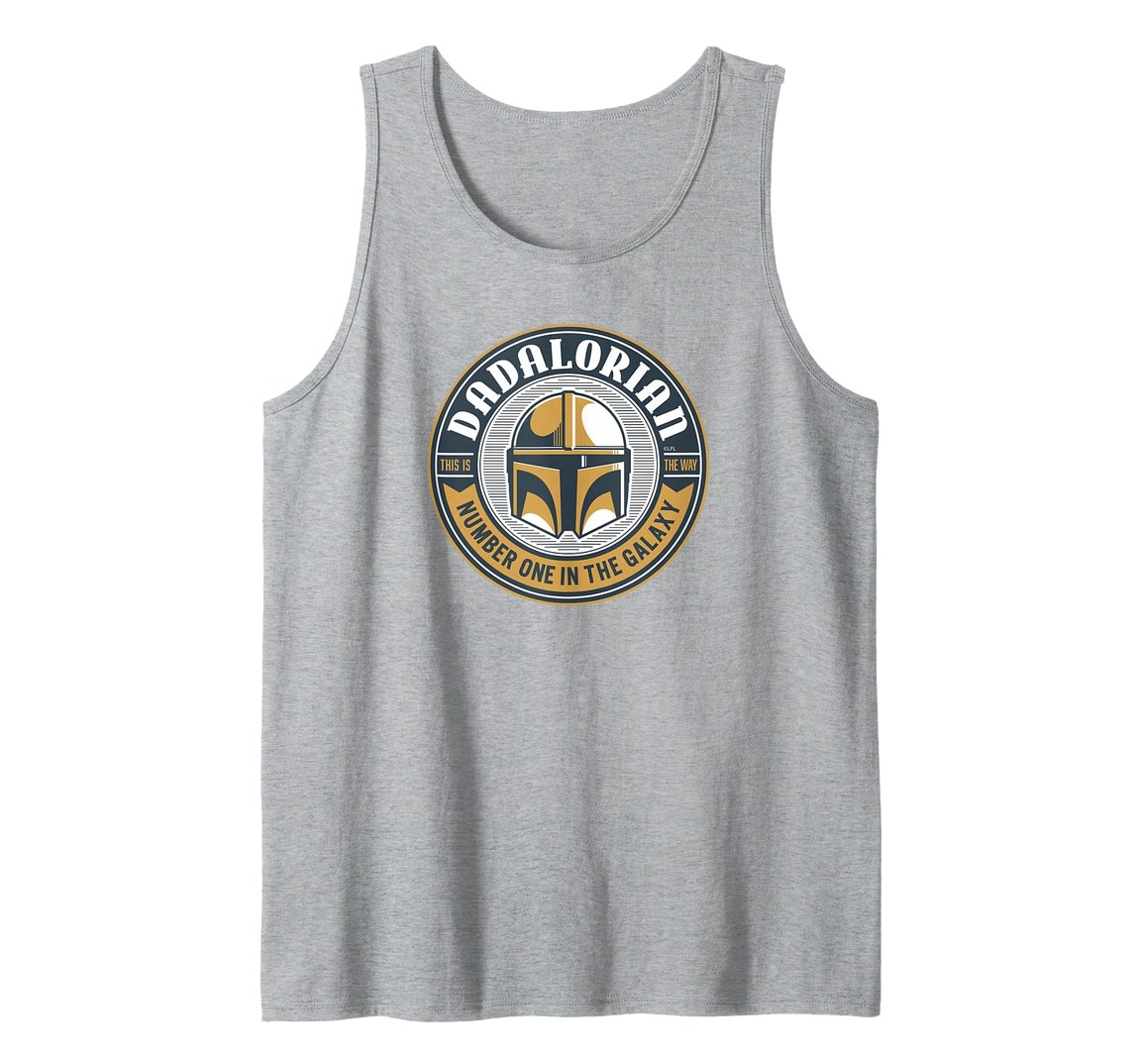 スターウォーズ マンダロリアン The Mandalorian ダダロリアン 父の日 グラフィック タンクトップ メンズ｜Basqueバスク