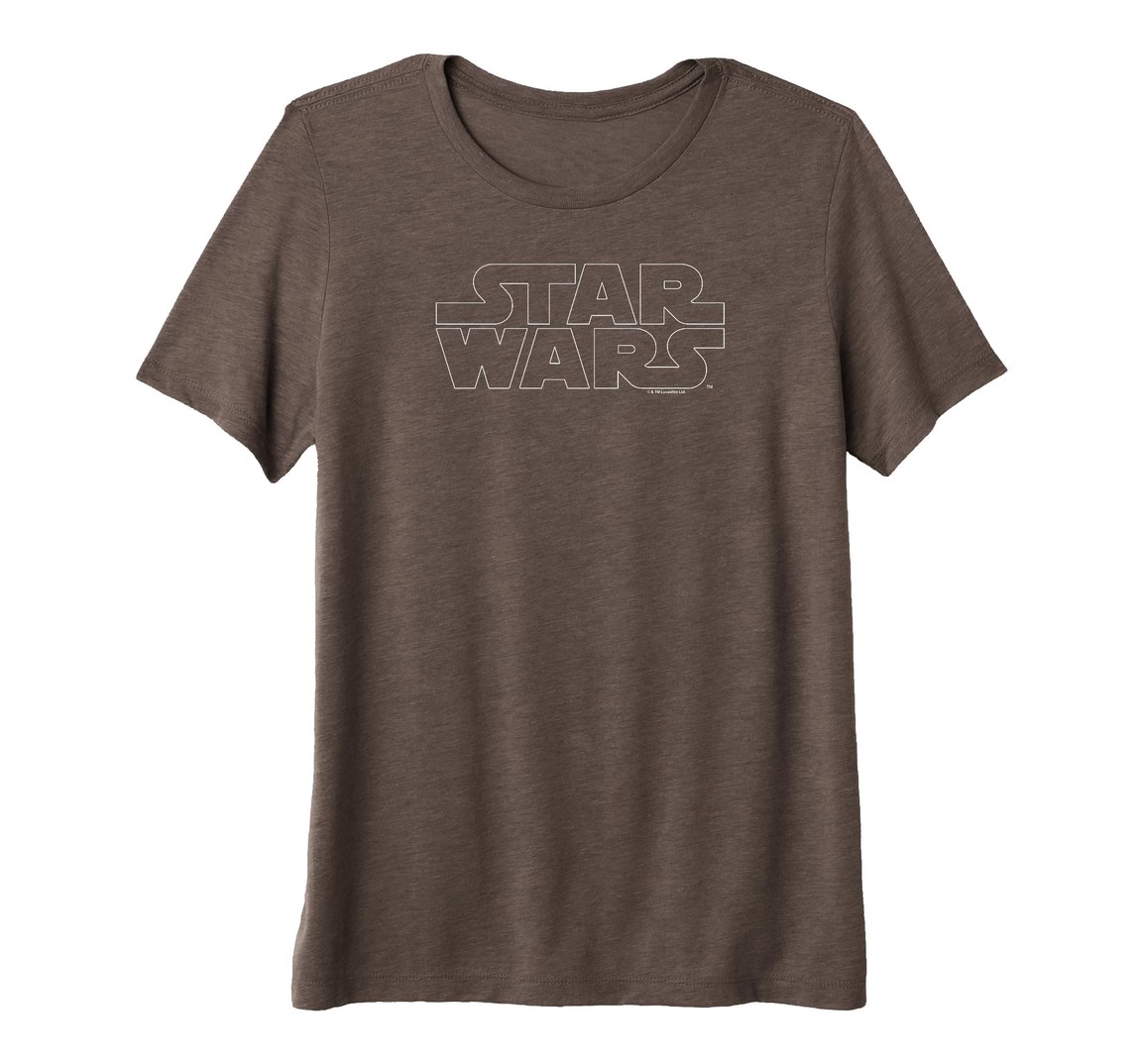 スターウォーズ Star Wars ロゴ Logo プレミアム トライブレンド Tシャツ 半袖 レディース｜Basqueバスク