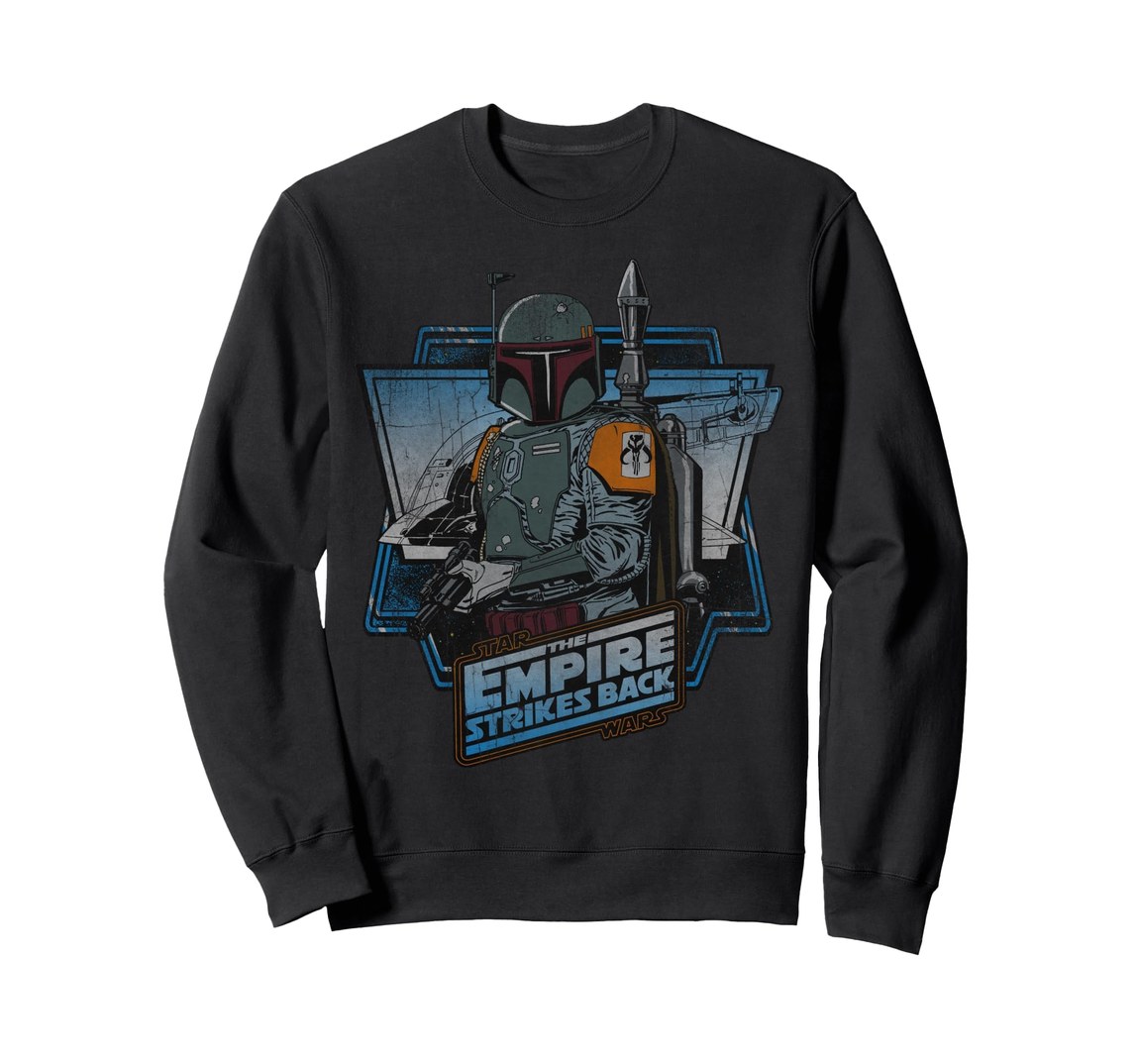スターウォーズ 帝国の逆襲 The Empire Strikes Back ボバ・フェット Boba Fett ヴィンテージ ポートレート スウェット トレーナー 長袖 ユニセックス｜Basqueバスク 9,590円