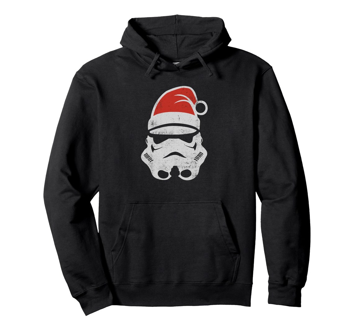 スターウォーズ ストームトルーパー Stormtrooper クリスマス ホリデー デザイン パーカー 長袖 ユニセックス｜Basqueバスク