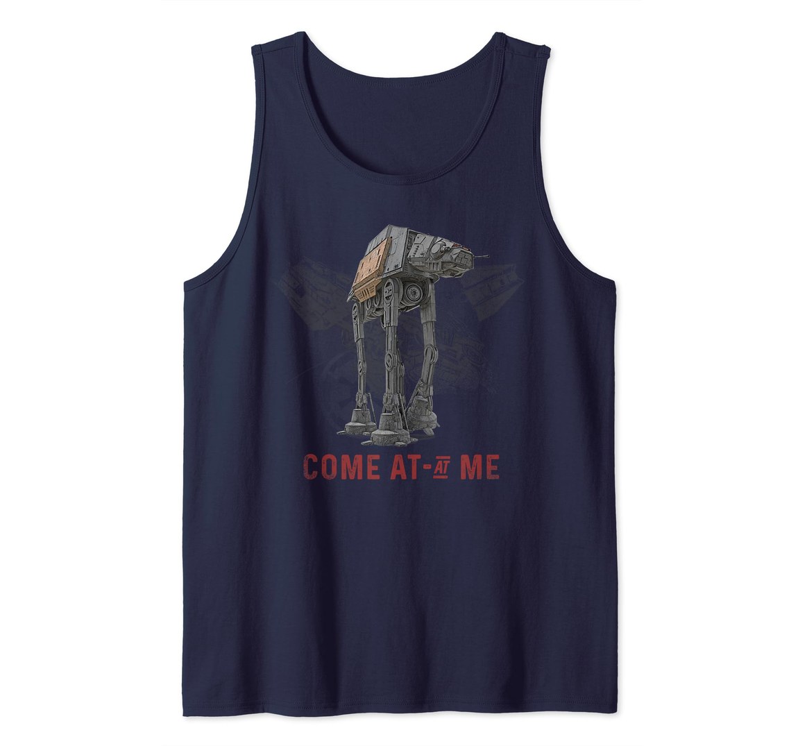 スターウォーズ AT-AT Come AT-AT Me ユーモア デザイン タンクトップ ノースリーブ｜Basqueバスク