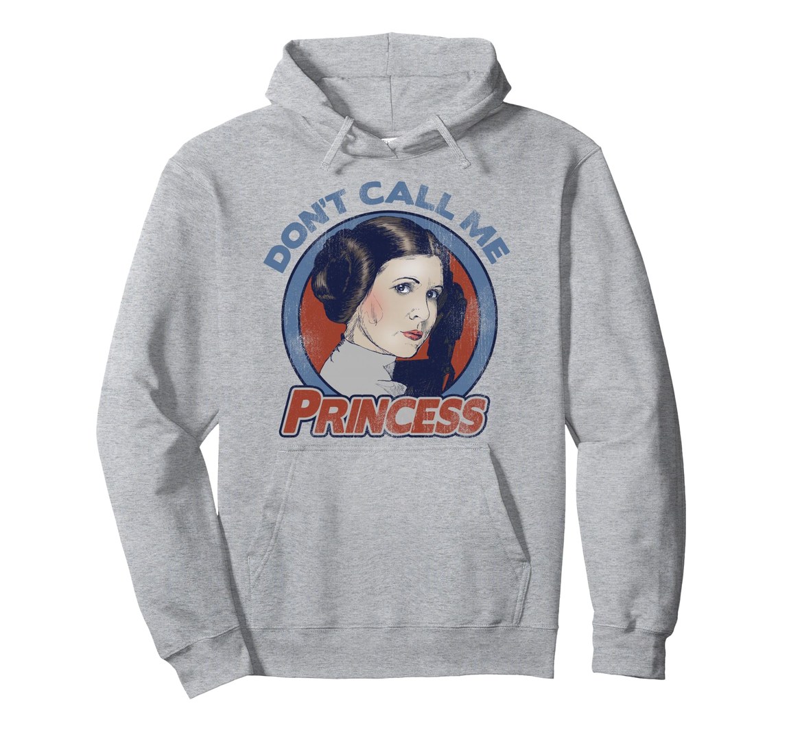 スターウォーズ レイア姫 Princess Leia Don't Call Me Princess グラフィック パーカー 長袖 ユニセックス｜Basqueバスク
