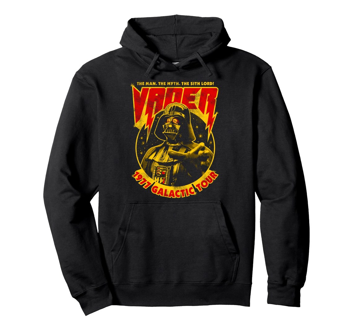 スターウォーズ ダース・ベイダー Darth Vader 1977年 ギャラクティック・ツアー ポスター パーカー 長袖 ユニセックス｜Basqueバスク