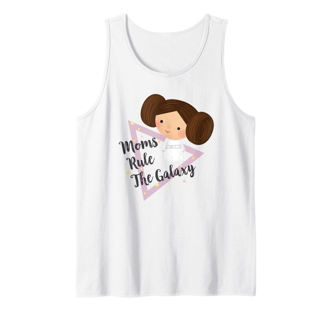 スターウォーズ プリンセス・レイア Princess Leia Moms Rule The Galaxy カワイイ 母の日 タンクトップ｜Basqueバスク