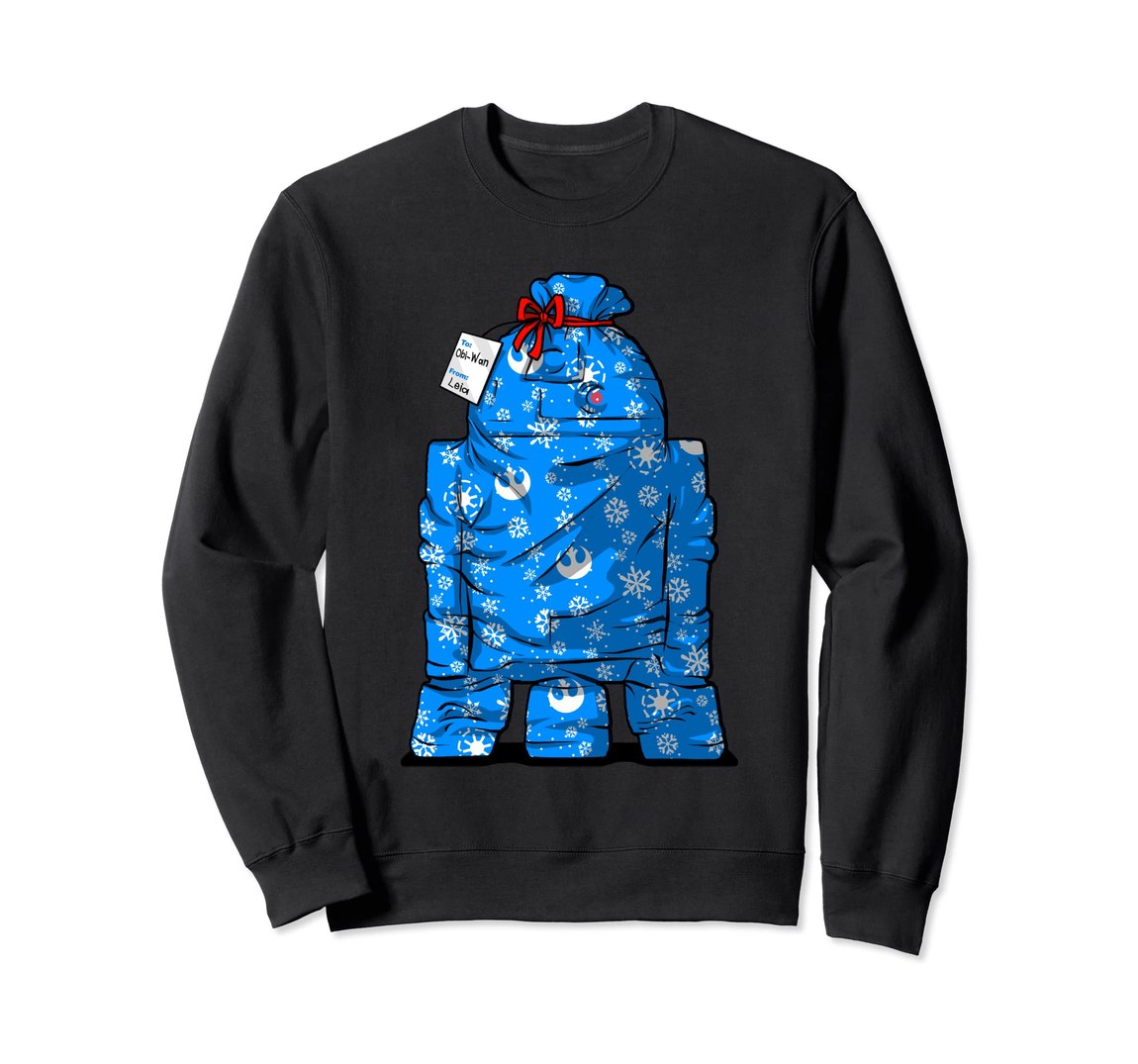 スターウォーズ R2-D2 クリスマス プレゼント ロゴ スウェット 長袖 Star Wars R2-D2 ユニセックス|Basqueバスク