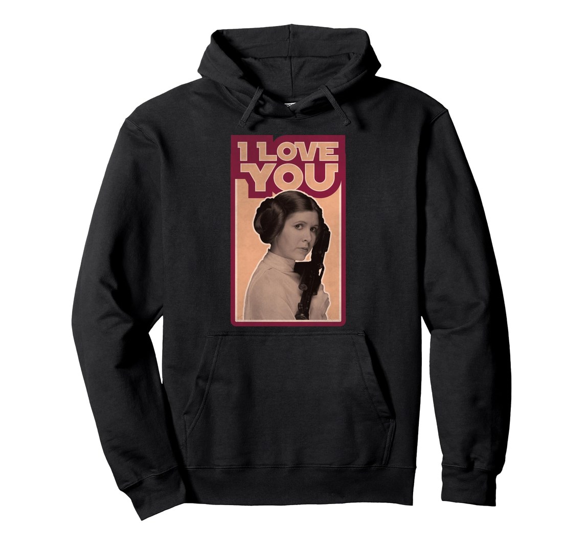 スターウォーズ レイア Leia I LOVE YOU 名言 グラフィック パーカー フーディー 長袖｜Basqueバスク 10,439円