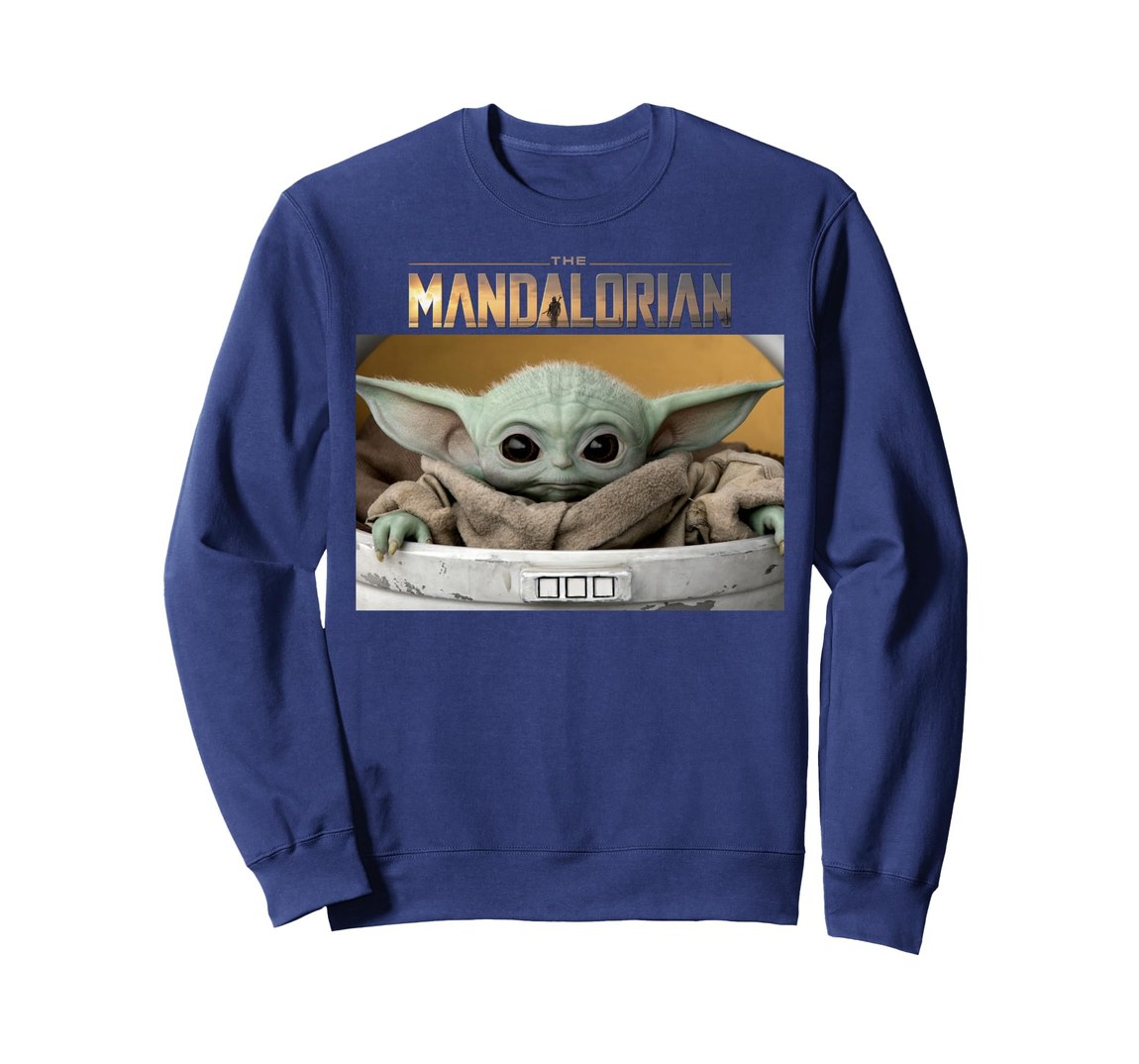 スターウォーズ マンダロリアン The Mandalorian ザ・チャイルド The Child ポッド スクリーンショットロゴ スウェット トレーナー ユニセックス｜Basqueバスク
